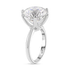 D'Joy Moissanit Ring und Anhänger mit 45cm Kette