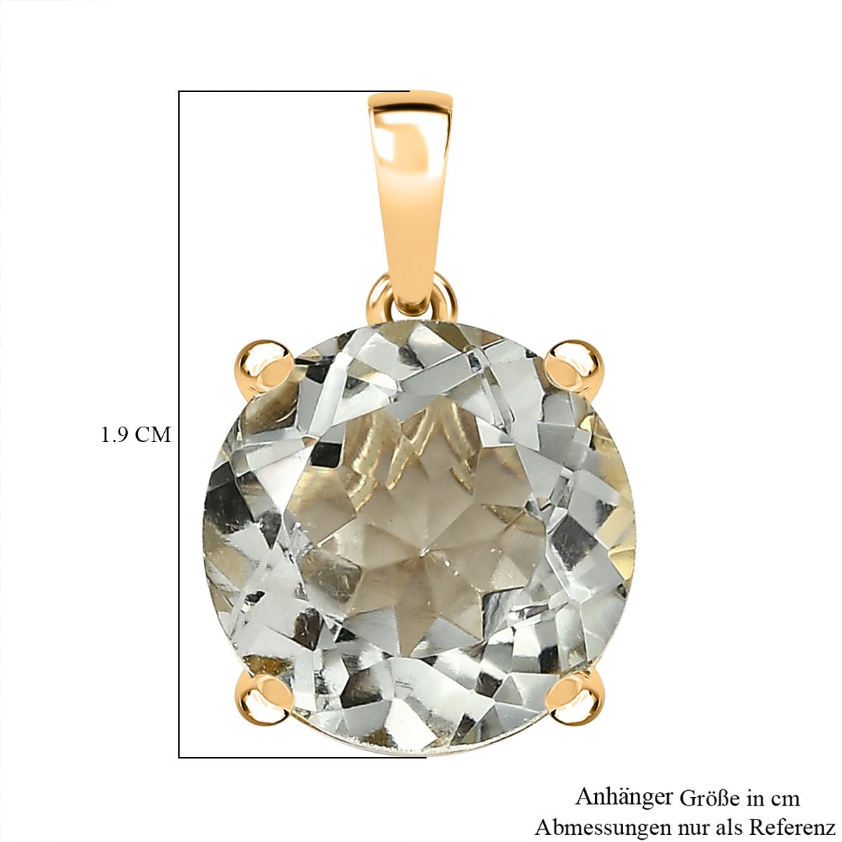 D’Joy AA Prasiolith und Zirkon Schmuckset