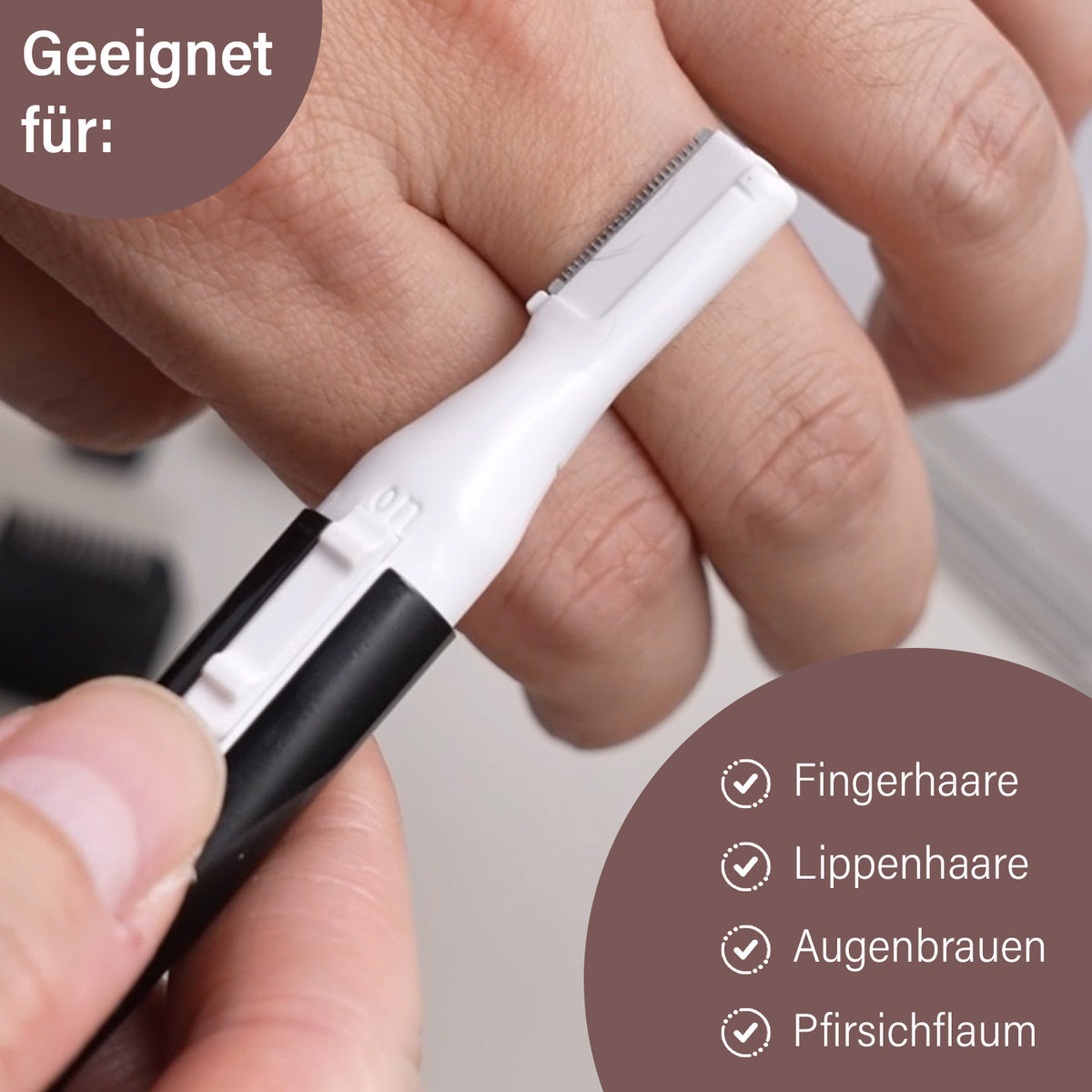 BEAUTECH elektrischer Augenbrauen-Haarentferner