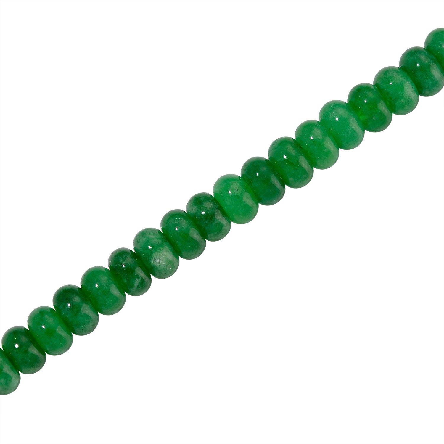 Grüne Quarzit 45+5cm Halskette und 17+5cm Armband