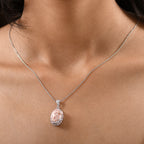 D’Joy AA Natrolith und Champagner Zirkon Ring und Anhänger