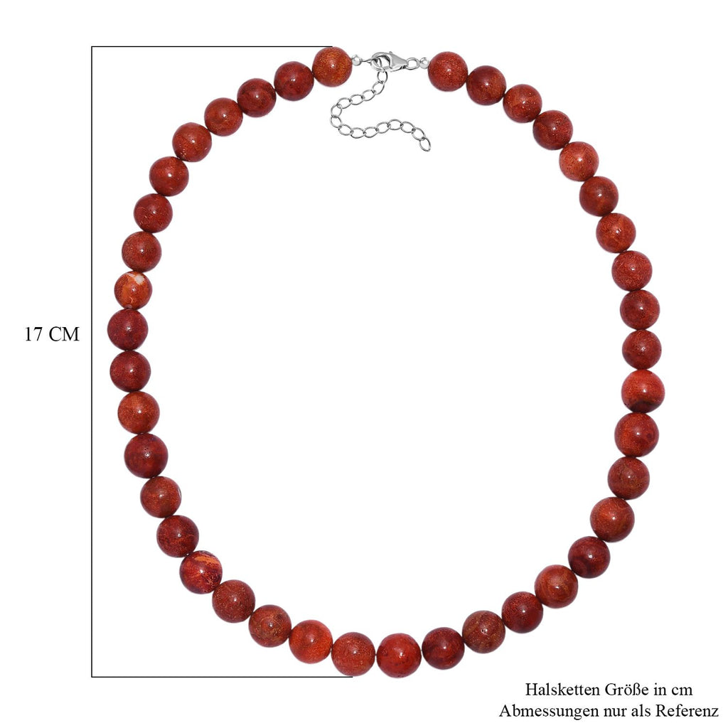 Schwamm Koralle 45cm Halskette und flexibles Armband