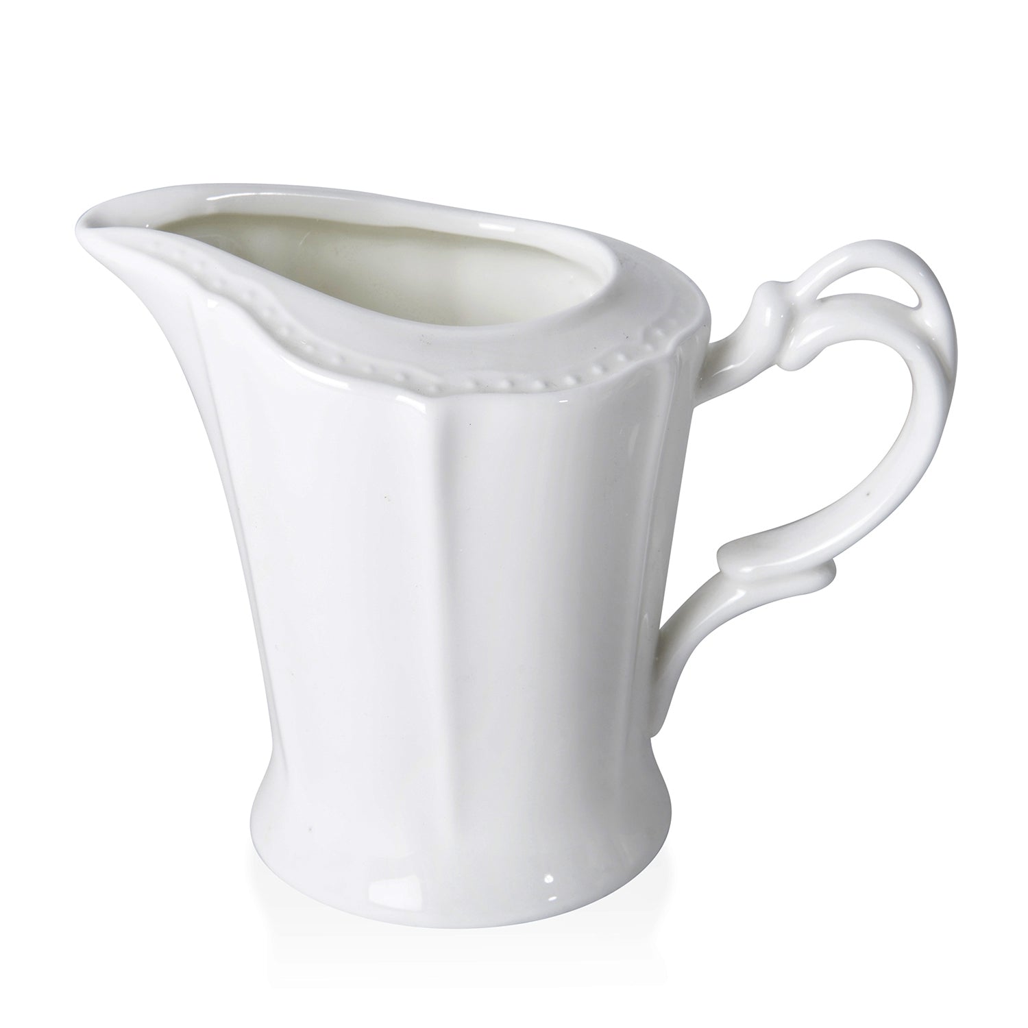 22 teiliges Porzellan geprägtes Tee-Set, 6 Tassen, 6 Teller, 7 Löffel, 1 Teekanne, 1 Zucker, 1 Milch