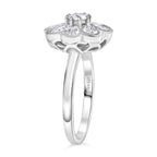 D’Joy Moissanit Ring und Anhänger mit 50cm Kette