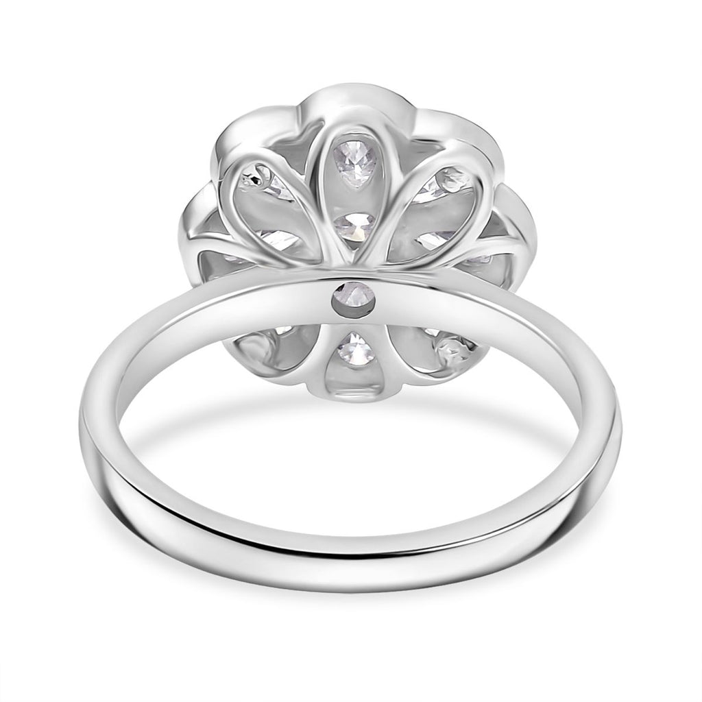 D’Joy Moissanit Ring und Anhänger mit 50cm Kette