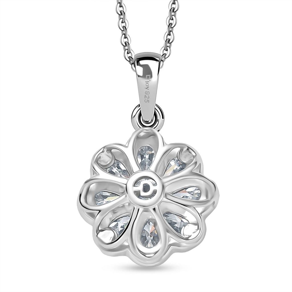 D’Joy Moissanit Ring und Anhänger mit 50cm Kette