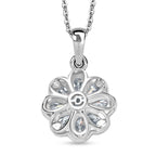 D’Joy Moissanit Ring und Anhänger mit 50cm Kette