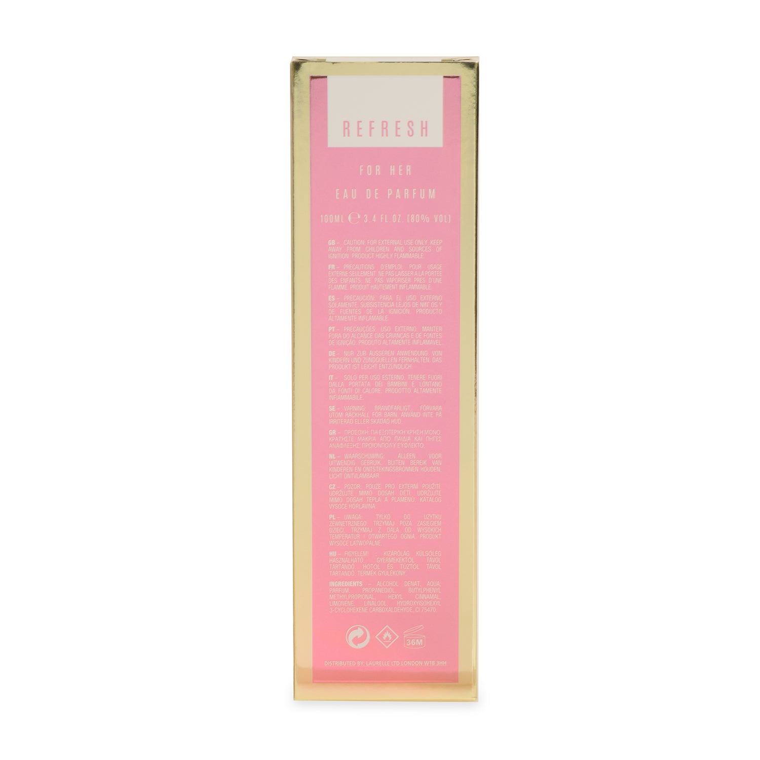 Laurelle: Eau de Toilette für Damen, Gold - 100ml