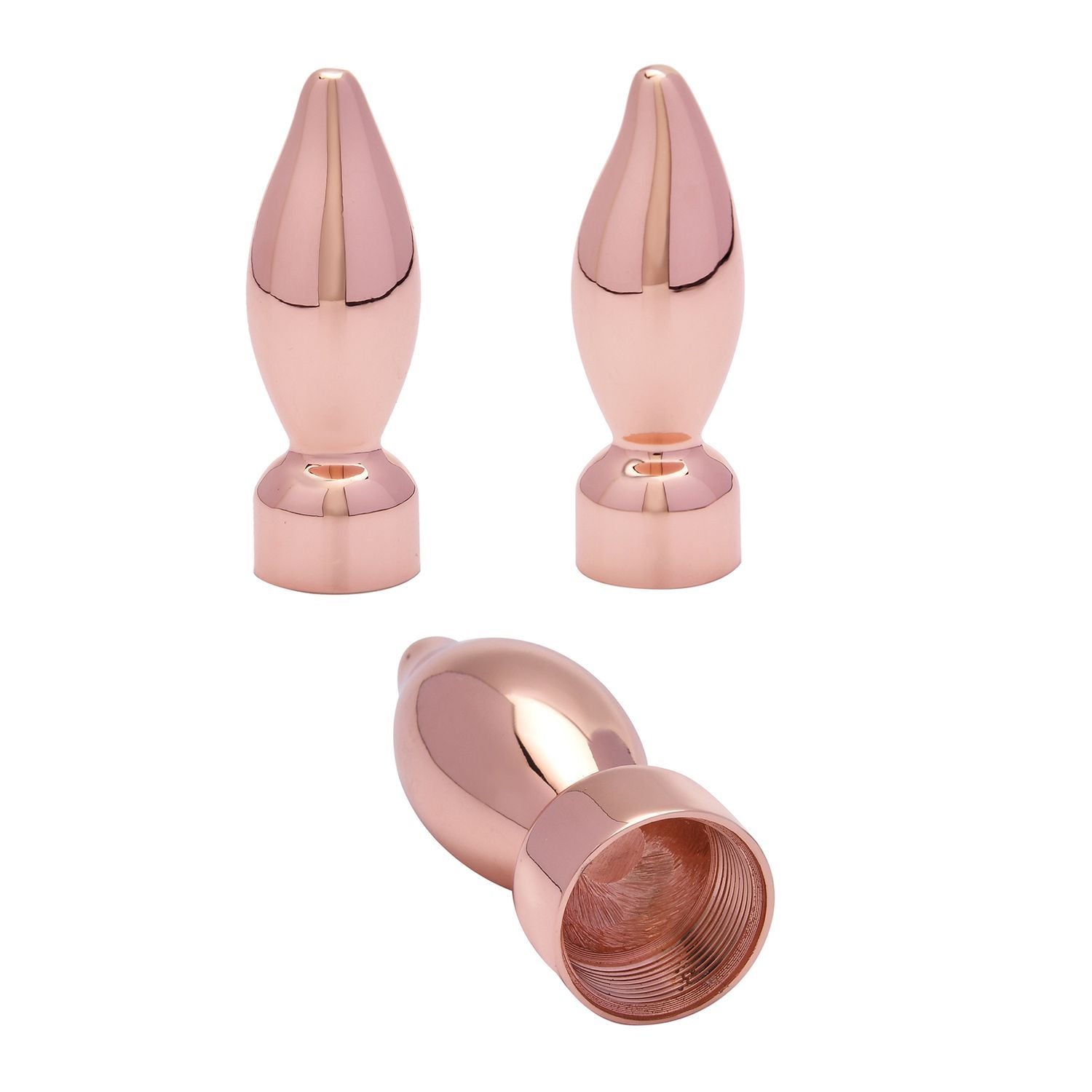 4-in-1 Beauty Bar Gesichtsmassagegerät, Rosenquarz, Größe 15 cm