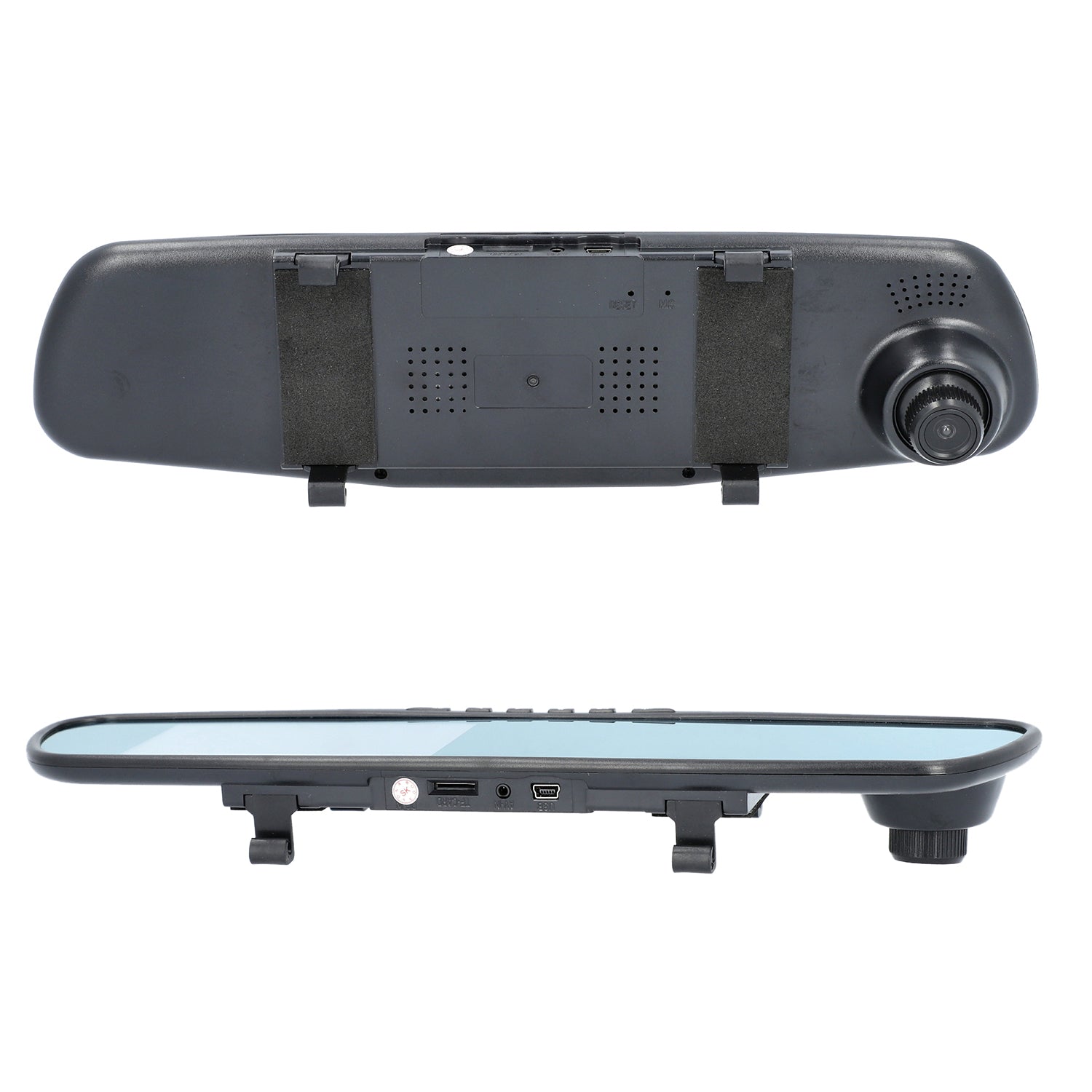 Rückspiegel mit Dashcam und G-Sensor, Bewegungserkennung und zyklischer Aufzeichnung, 8GB Mikro SD-Karte inkl., 4,3 Zoll LCD-Display