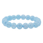 Blaue Eis Quarz Halskette 45cm und Armband 19cm