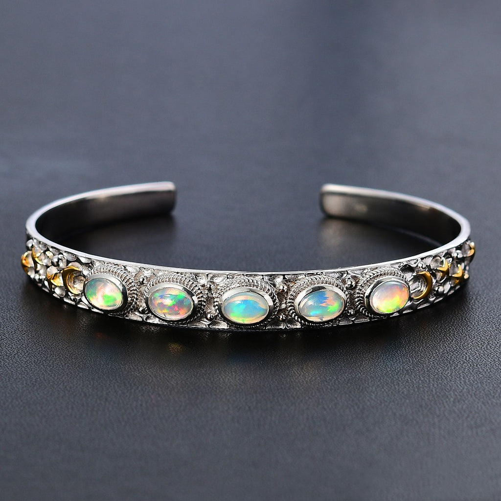 AA natürliches, äthiopisches Welo Opal Schmuckset