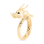 Royal Bali Kollektion- Drachen Ring und Anhänger in 375 Gold