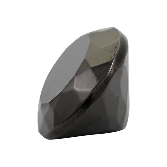 AAAA Shungit, facettiert, Oval 14x10 mm, 7,90 ct