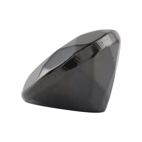 AAAA Shungit, facettiert, Tropfen 14x10 mm, 6,75 ct