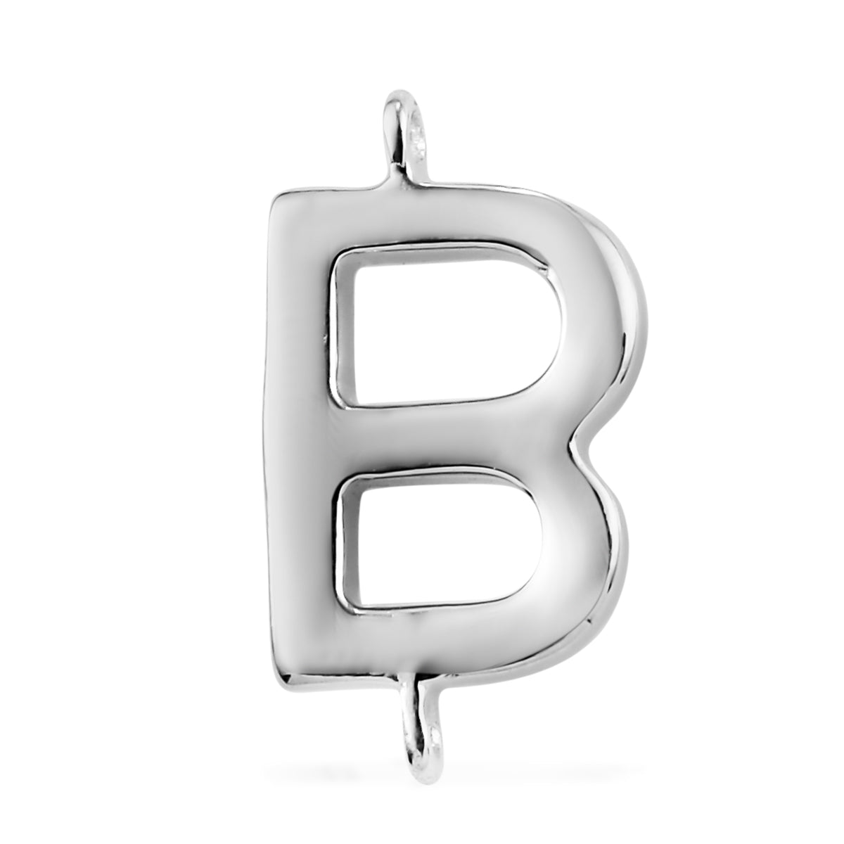 B Initiale Charme 925 Silber platiniert