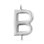 B Initiale Charme 925 Silber platiniert