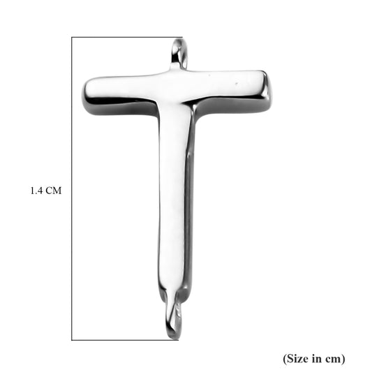 T Initiale Charme 925 Silber platiniert