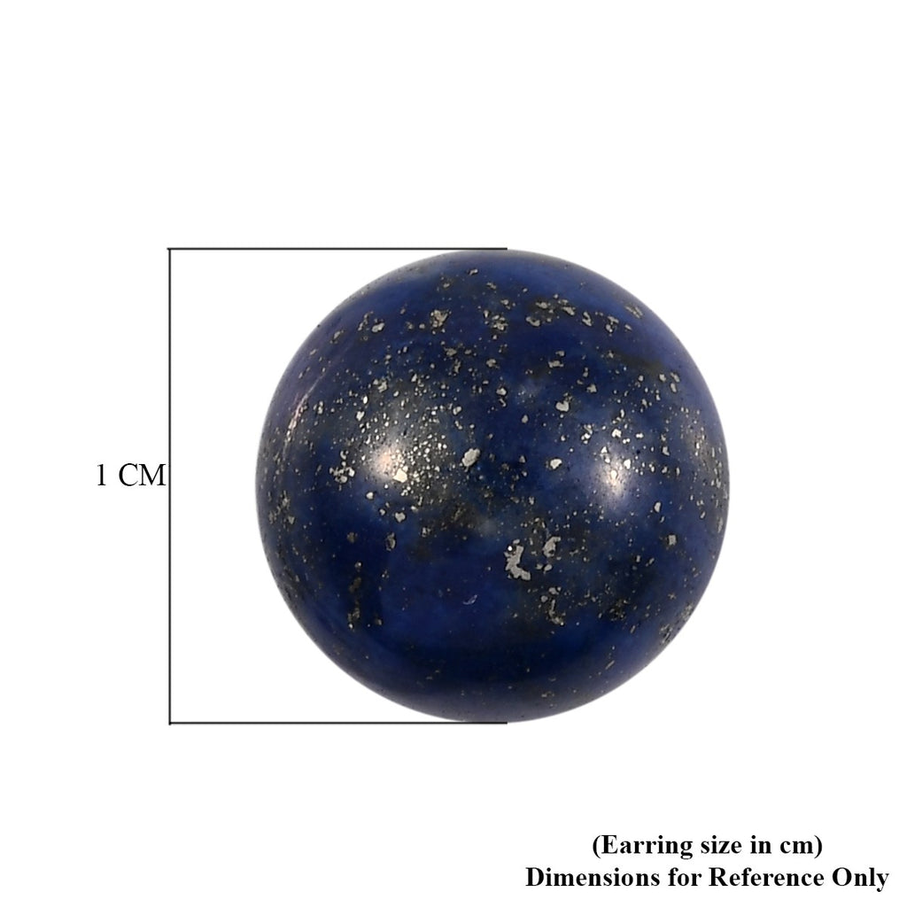 Lapislazuli Ohrringe 925 Silber ca. 14,00 ct.