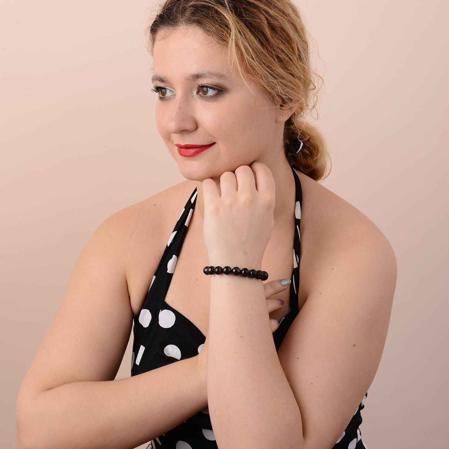 Shungit flexibel Armband ca. 18-19 cm lange 137.50 ct