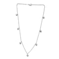 LUSTRO STELLA Hergestellt mit Feinster ZIRKONIA Halskette ca. 45 cm lange 925 Silber platiniert ca. 4,52 ct