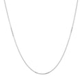 Figaro Silberkette, ca. 50 cm, 925 Silber platiniert