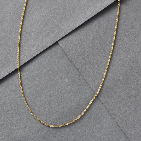 Kette ca. 50 cm 925 Silber Gelbgold Vermeil