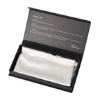 2er Set - Seidenkissenbezüge, Oberseite aus 100% Maulbeerseide, Unterseite aus Tencel Material, hypoallergen, weiß