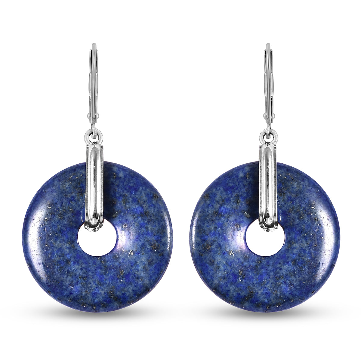 Lapislazuli Ohrringe in Edelstahl