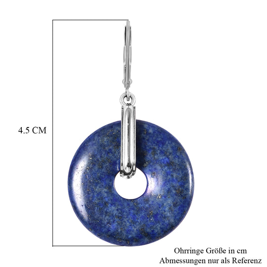 Lapislazuli Ohrringe in Edelstahl