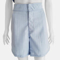 Unifarbene Shorts für Frauen, Hellblau, Größe 42