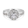 LUSTRO STELLA - feinster Zirkonia-Ring, 925 Silber platiniert (Größe 17.00) ca. 2,96 ct