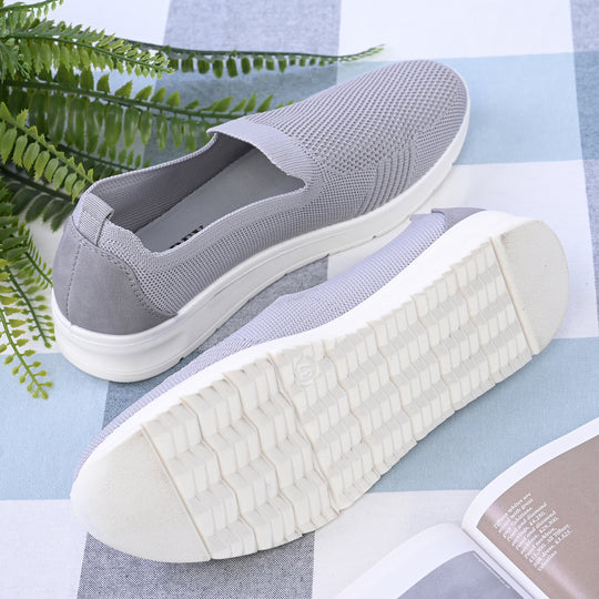 LA MAREY - Damenschuhe mit rutschfester Sohle, Größe 38, Grau