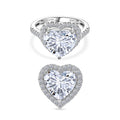 LUXURIANT IGI zertifizierter VS-EF Labor Diamant Ring und Anhänger in 950 Platin
