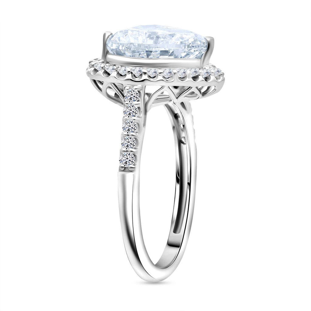LUXURIANT IGI zertifizierter VS-EF Labor Diamant Ring und Anhänger in 950 Platin