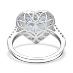 LUXURIANT IGI zertifizierter VS-EF Labor Diamant Ring und Anhänger in 950 Platin