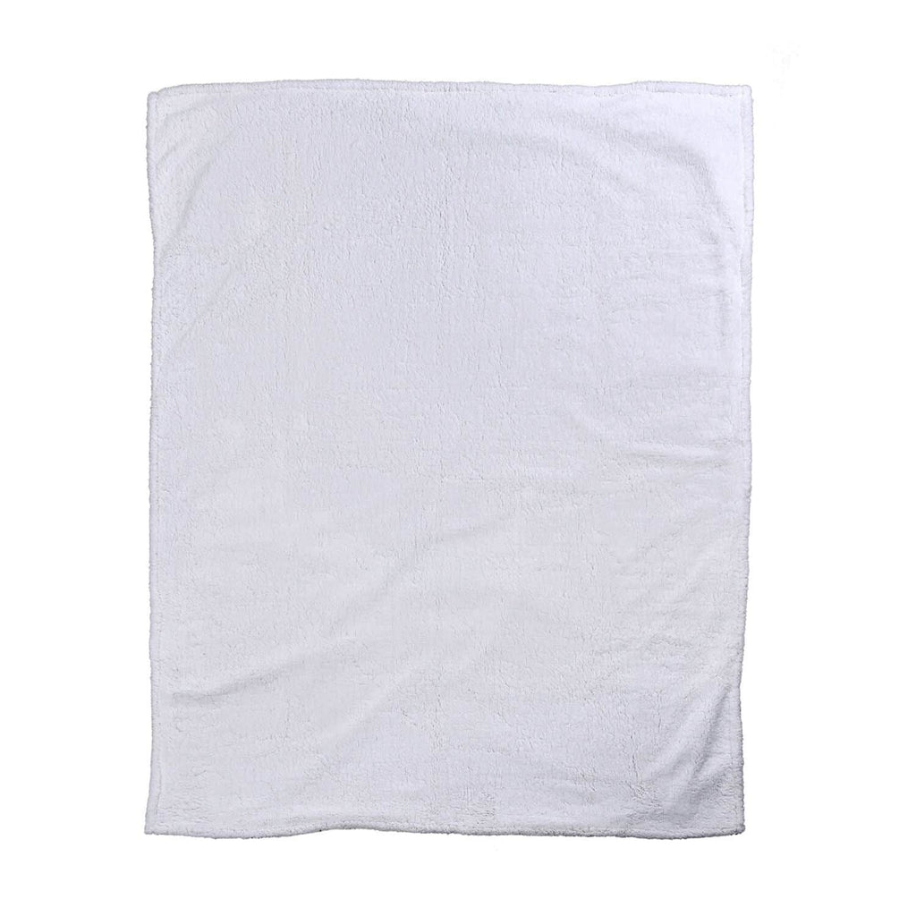 2-Lagige Flanelldecke mit Sherpa-Futter,150x200 cm, Kord-Grau