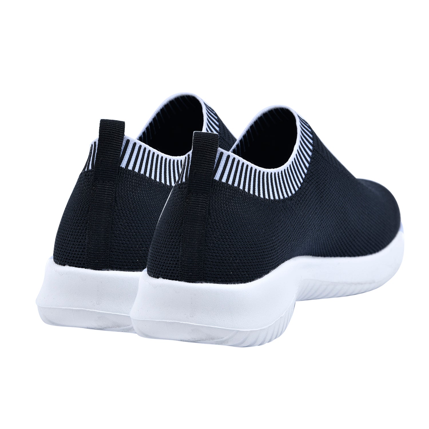 Sportliche Slip-On-Sneaker, Größe 37, Schwarz