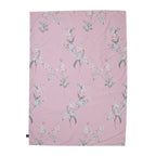 2er-Set, 3D Digitaldruck Bettbezug und Kissenbezug, Größe 135x200 cm und 80x80 cm, Blush Rosa