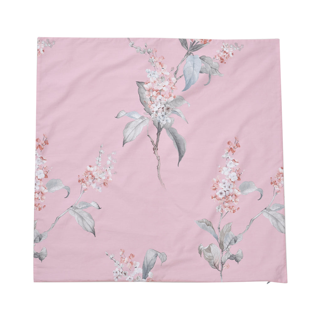 2er-Set, 3D Digitaldruck Bettbezug und Kissenbezug, Größe 135x200 cm und 80x80 cm, Blush Rosa