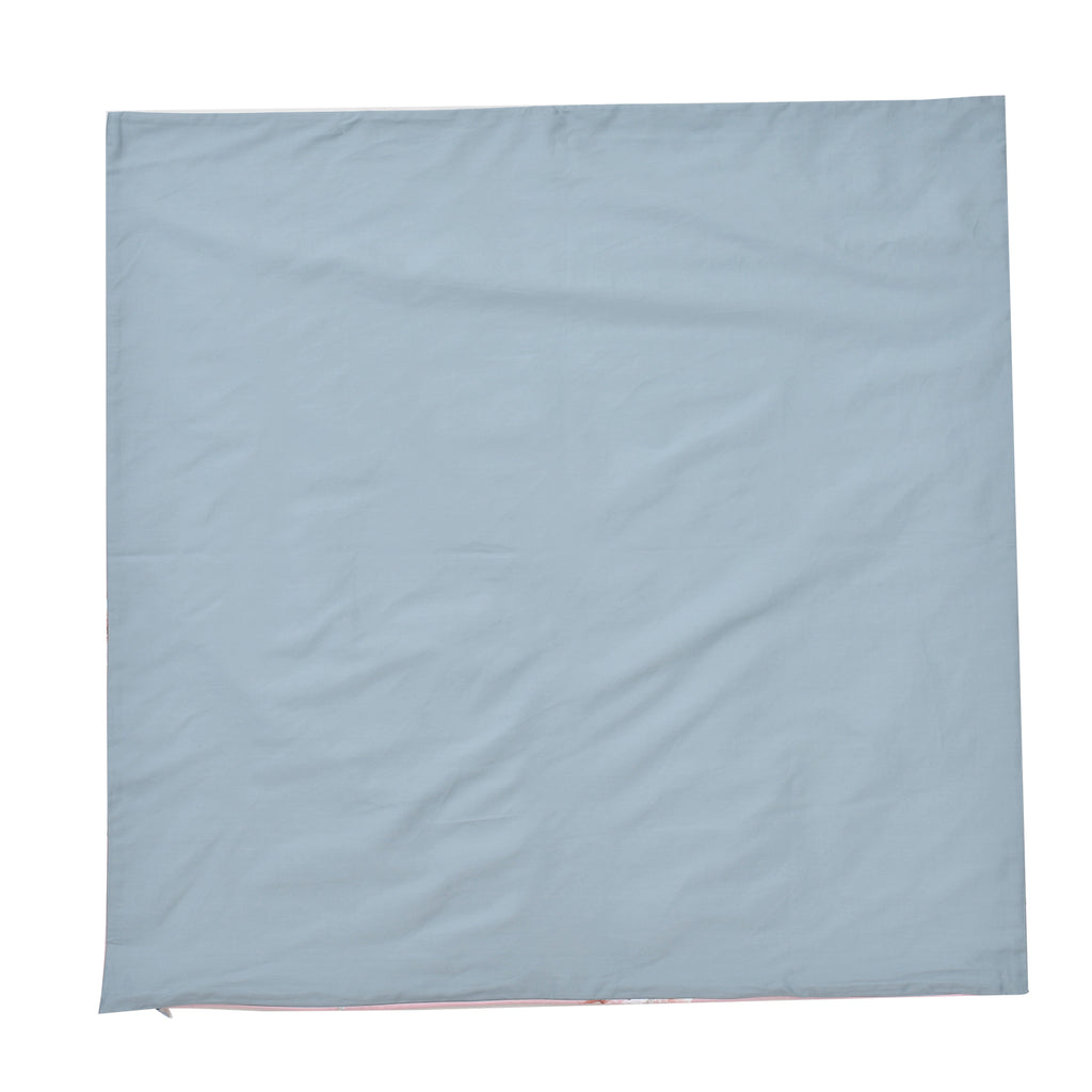 2er-Set, 3D Digitaldruck Bettbezug und Kissenbezug, Größe 135x200 cm und 80x80 cm, Blush Rosa