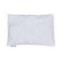 Serenity Night - 2er Set Hypoallergen Satin-Kissenbezug mit Kunstdauen und silber Paspelierung