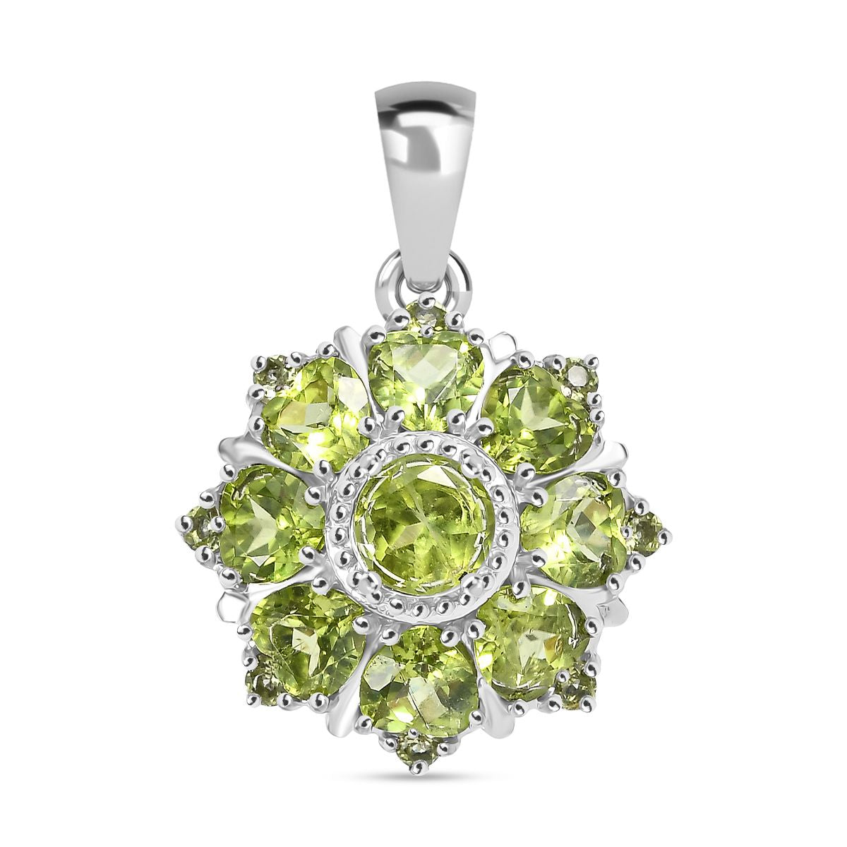 EverTrue natürlicher Peridot Ring und Anhänger