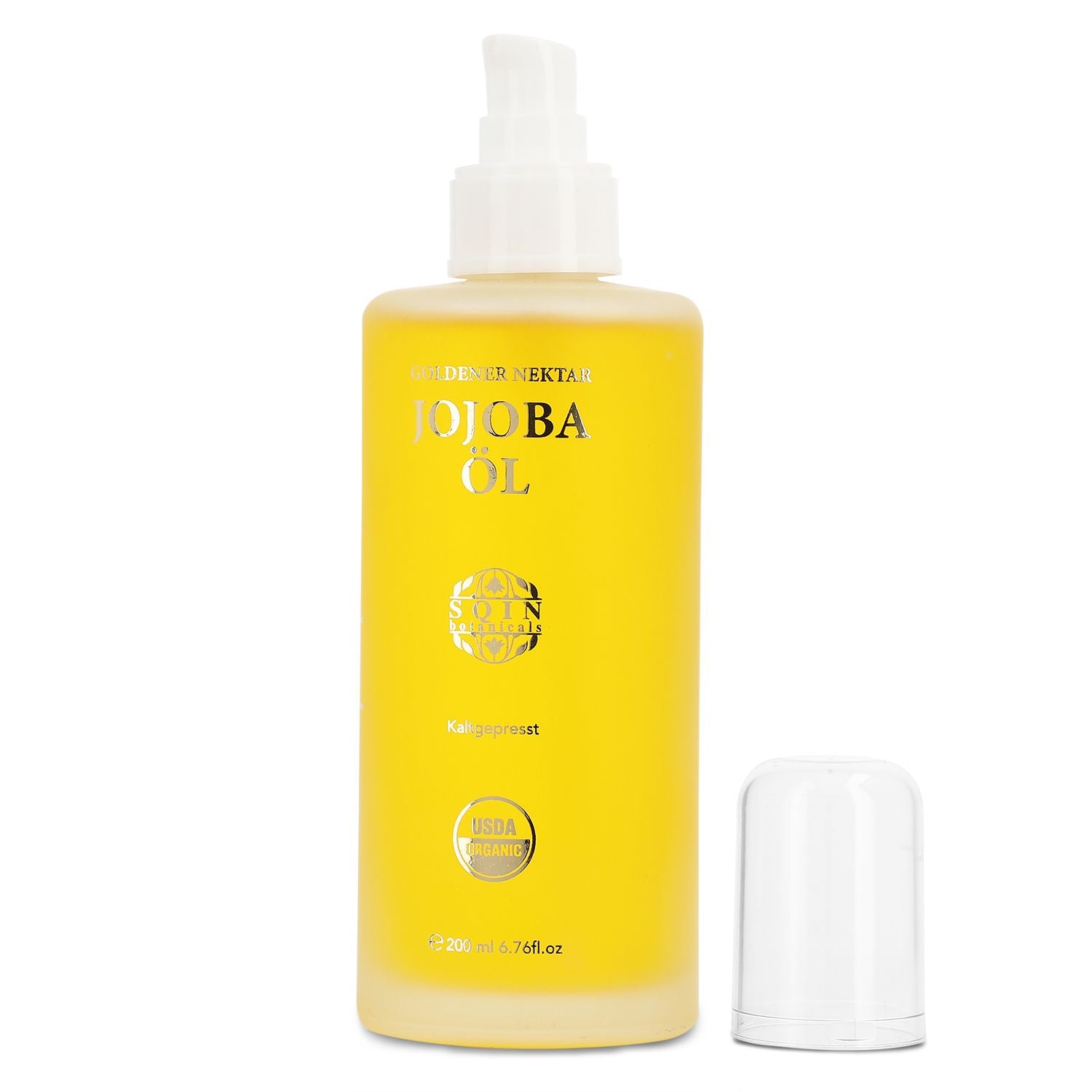 SQIN Botanicals 4er-Set Kaltgepresstes, natürliches Jojobaöl, 200ml