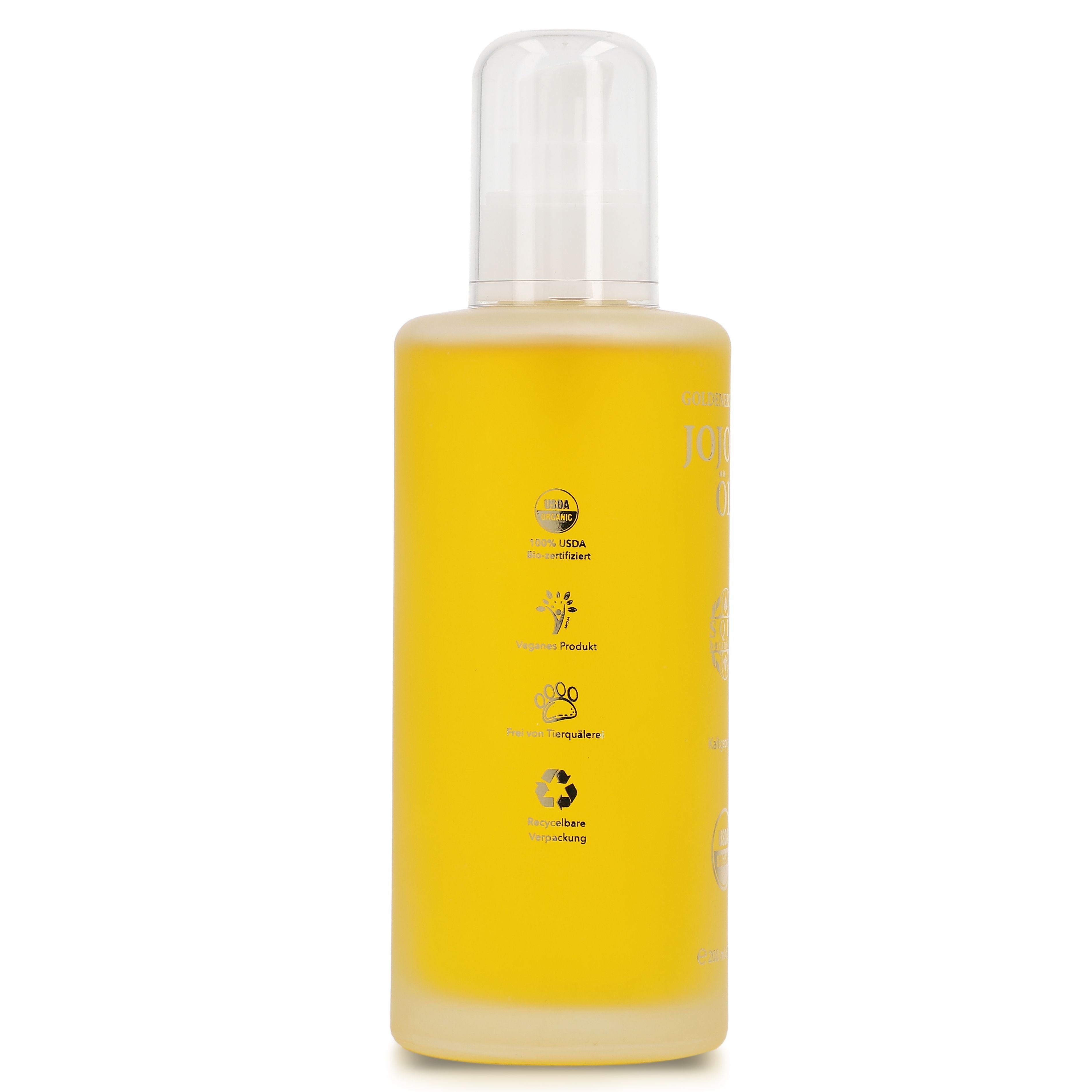 SQIN Botanicals 4er-Set Kaltgepresstes, natürliches Jojobaöl, 200ml