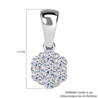 LUXURIANT DIAMOND Schmuckset: SI Labor Diamant Ohrringe & Anhänger - 0,51 ct.