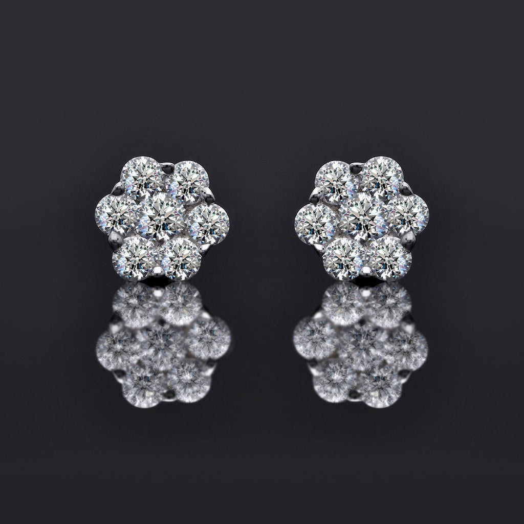 LUXURIANT DIAMOND Schmuckset: SI Labor Diamant Ohrringe & Anhänger - 0,51 ct.