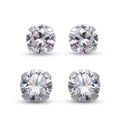 Weißer Zirkonia Schmuckset   ca. 2,28 ct