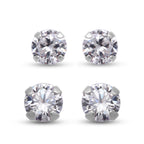 Weißer Zirkonia Schmuckset   ca. 2,28 ct