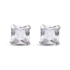 Weißer Zirkonia, Grüner Zirkonia Schmuckset   ca. 3,00 ct.